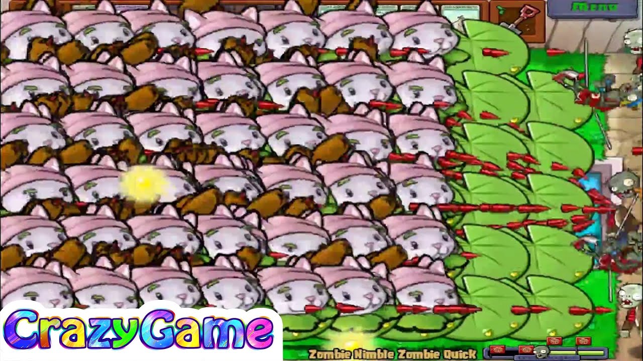Plants vs Zombies Hack 10,000 Giant Cattail vs Zombies | PopCap Games