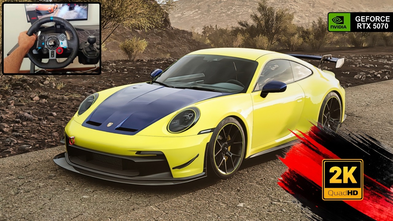 Porsche 911 GT3 - Forza Horizon 5 | Logitech G29 Gameplay