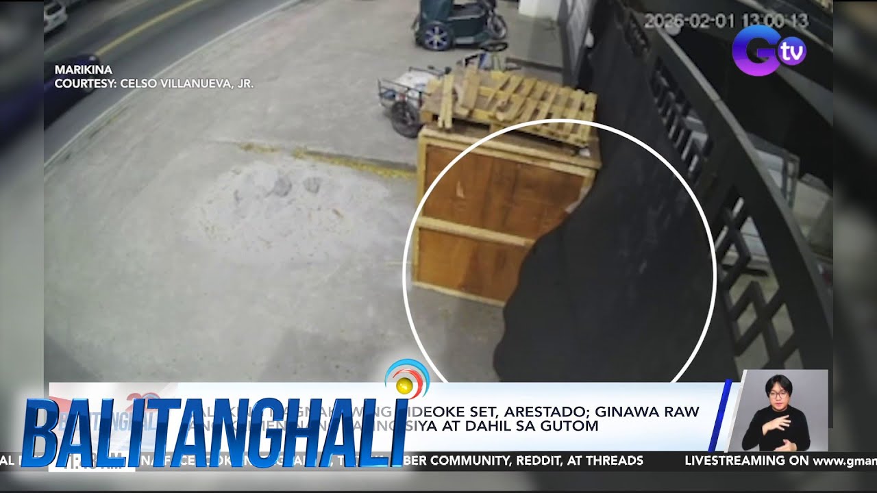 Lalaking nagnakaw ng videoke set, arestado | Balitanghali
