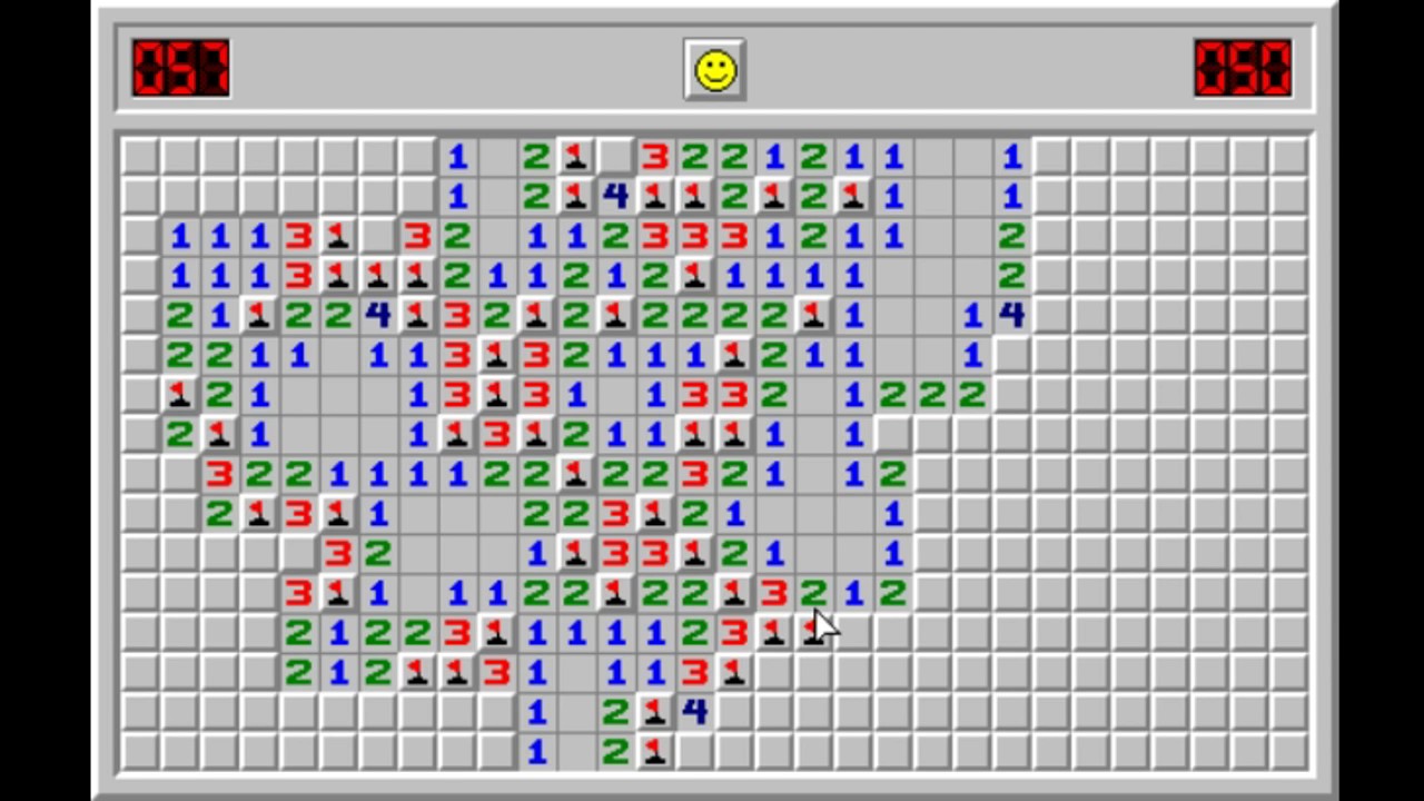 Minesweeper Expert PB: 1:57.01