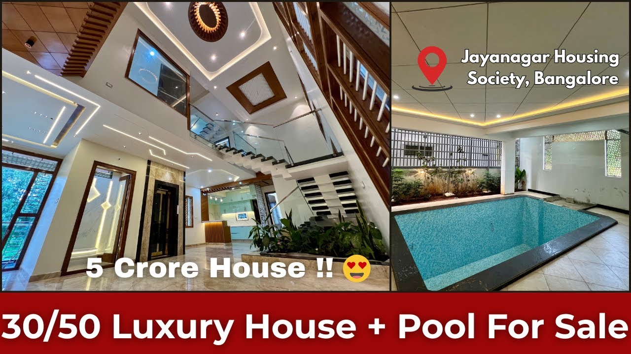 30/50 Modern Luxury House For sale in Bangalore | Jayanagar Housing Society | Good Residential Area
