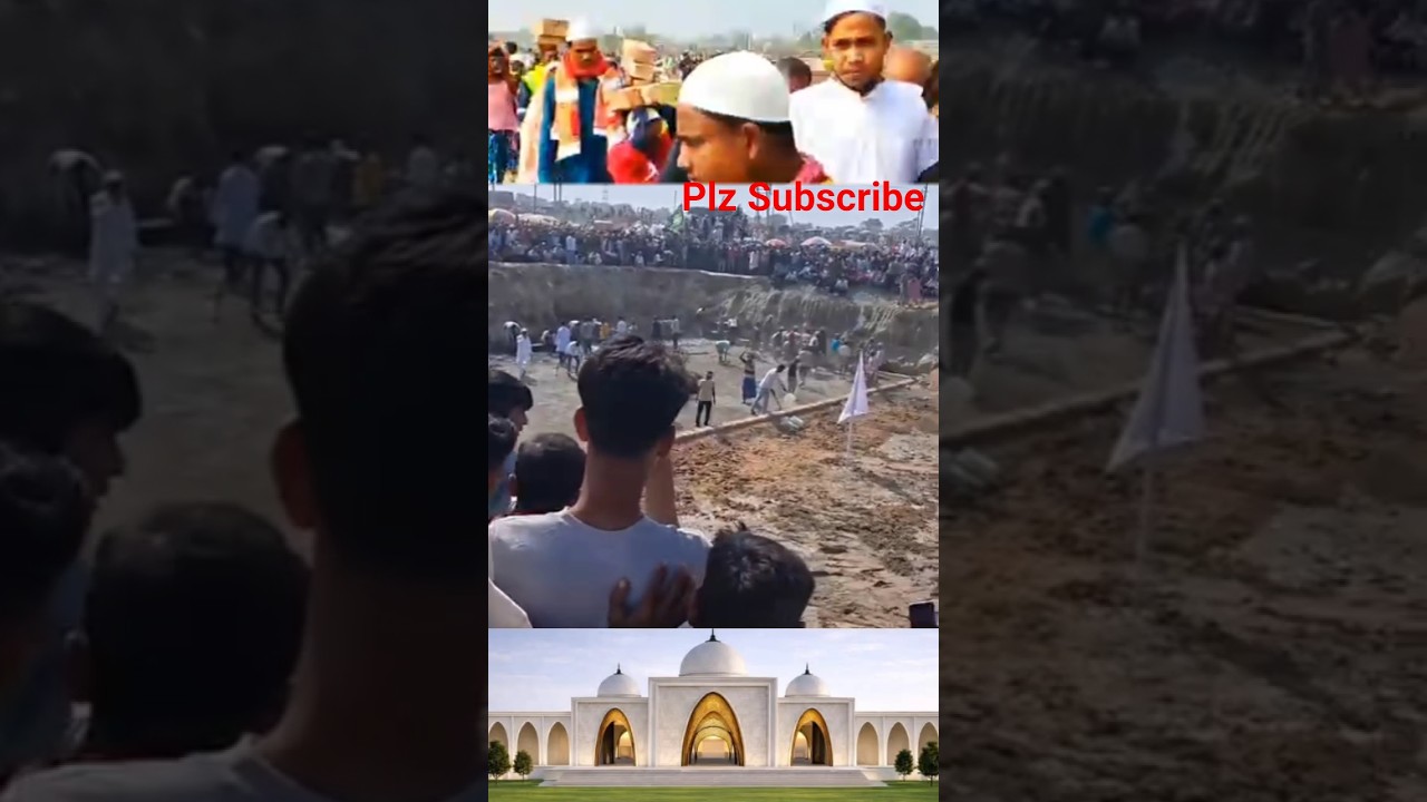 New Babri masjid video Humayun Kabir Babri masjid work start #babrimasjid #humayunkabir #work #short