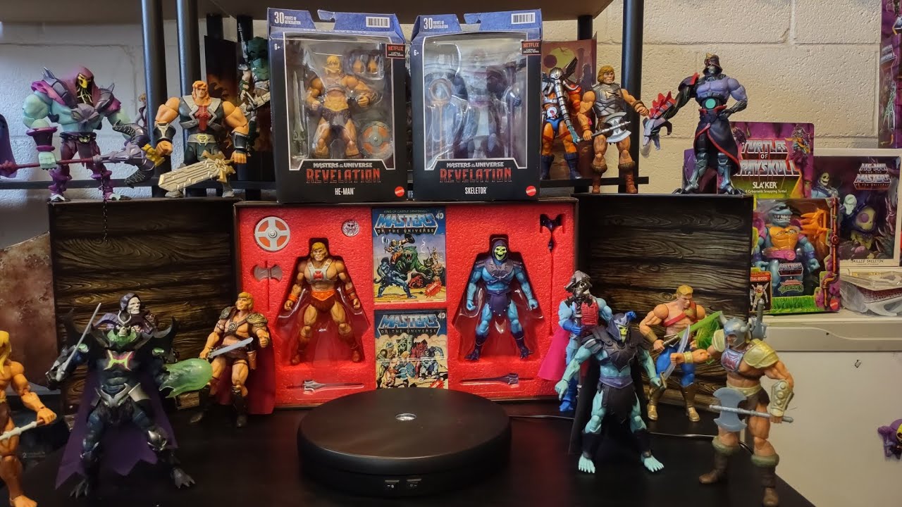 The Masters of the Universe History and Look of Every Version of He Man/Skeletor in MasterVerse pt1.