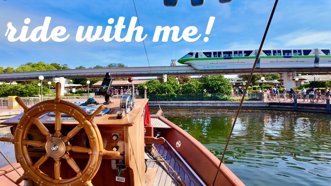 Walk & Ride W/Me!  Resort Loop Monorail from the Contemporary ~Boat to Wilderness Lodge and Back