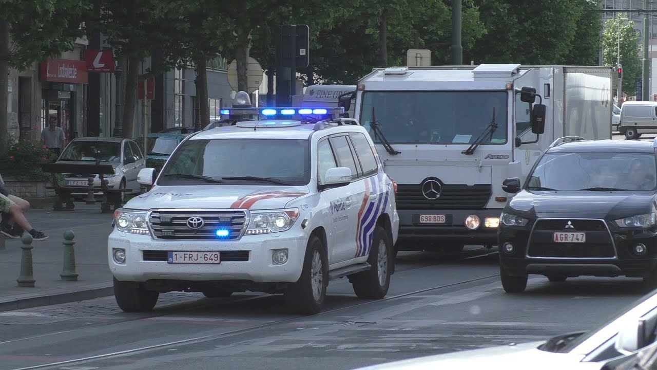 4x Politiebegeleiding + Geldtransport G4S Nationale Bank met spoed in Brussel!