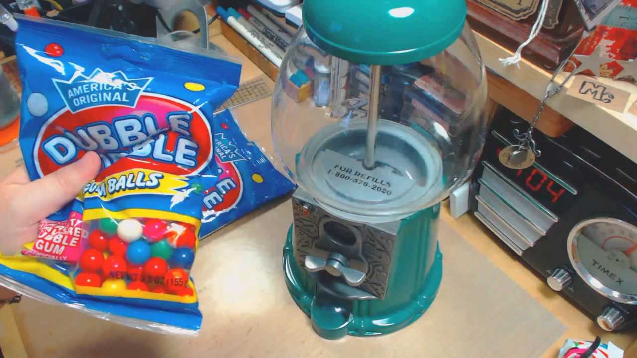 Gum Ball Machine Disassemble, Fixing, Cleaning and Gum Balls