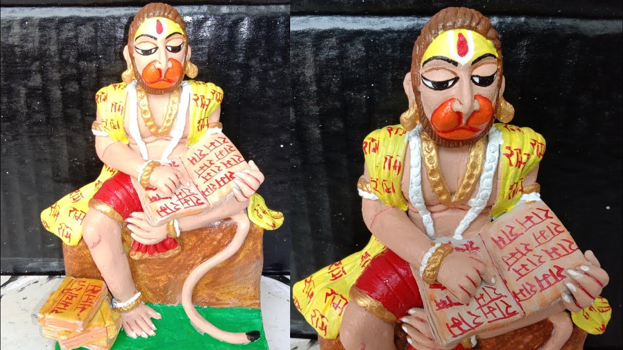 Hanuman ji original image . making | how to make Hanuman idol #hanuman #hanumanchalisa #jaishreeram