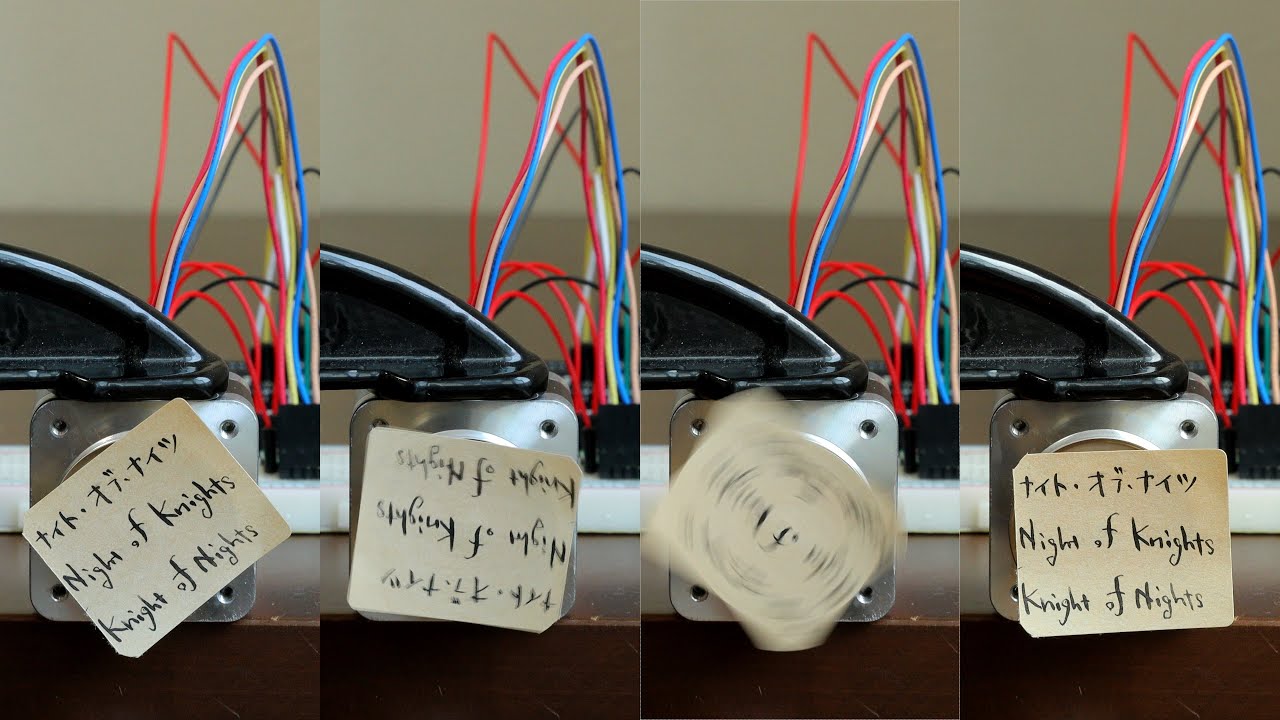 ナイト・オブ・ナイツをステッピングモーターで演奏してみた - Night of Knights ( Stepper Motor Music )