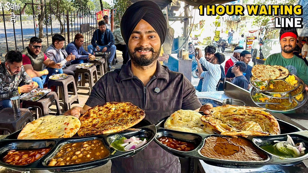 Viral 50/- Sardarji ki Traffic Jam Punjabi Lunch Thali 😍 Street Food India