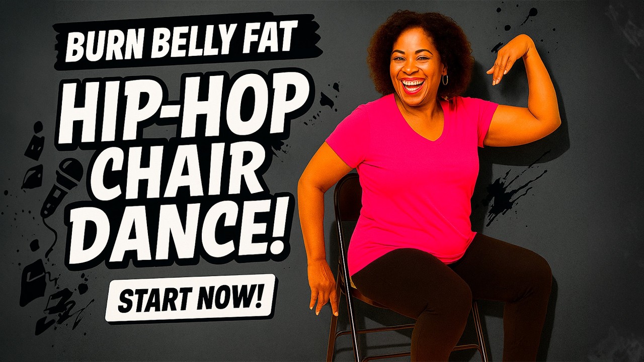 Low Impact Chair Hip-Hop Dance: Burn Fat & Feel Sexy in 10 Min!