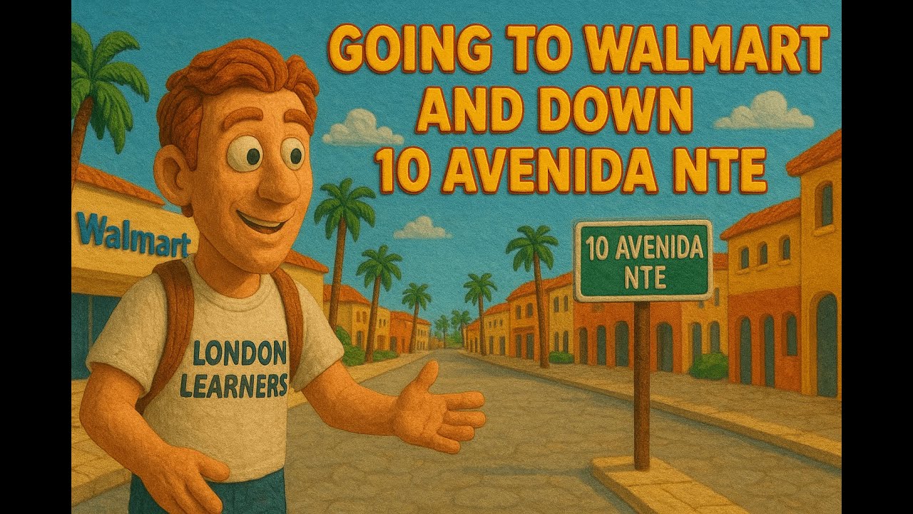 Walmart Run & 10 Avenida Walk | Playa del Carmen in 4K | Cancun I Mexico I London Learners
