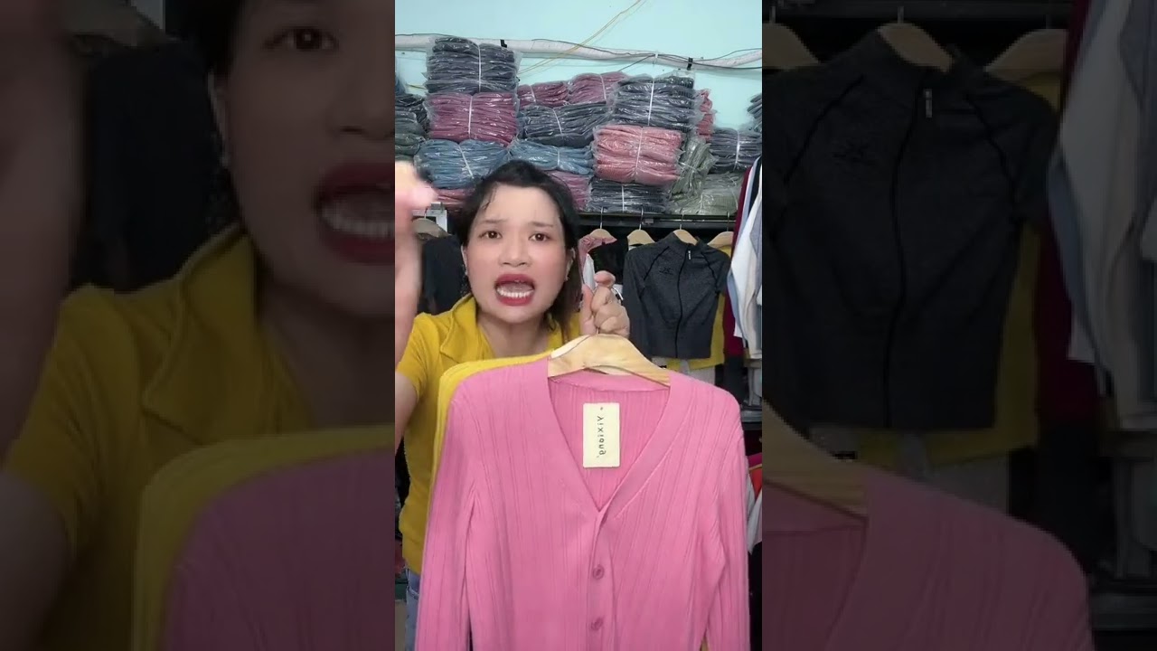 Áo khoác Len Gài Nút Nữ