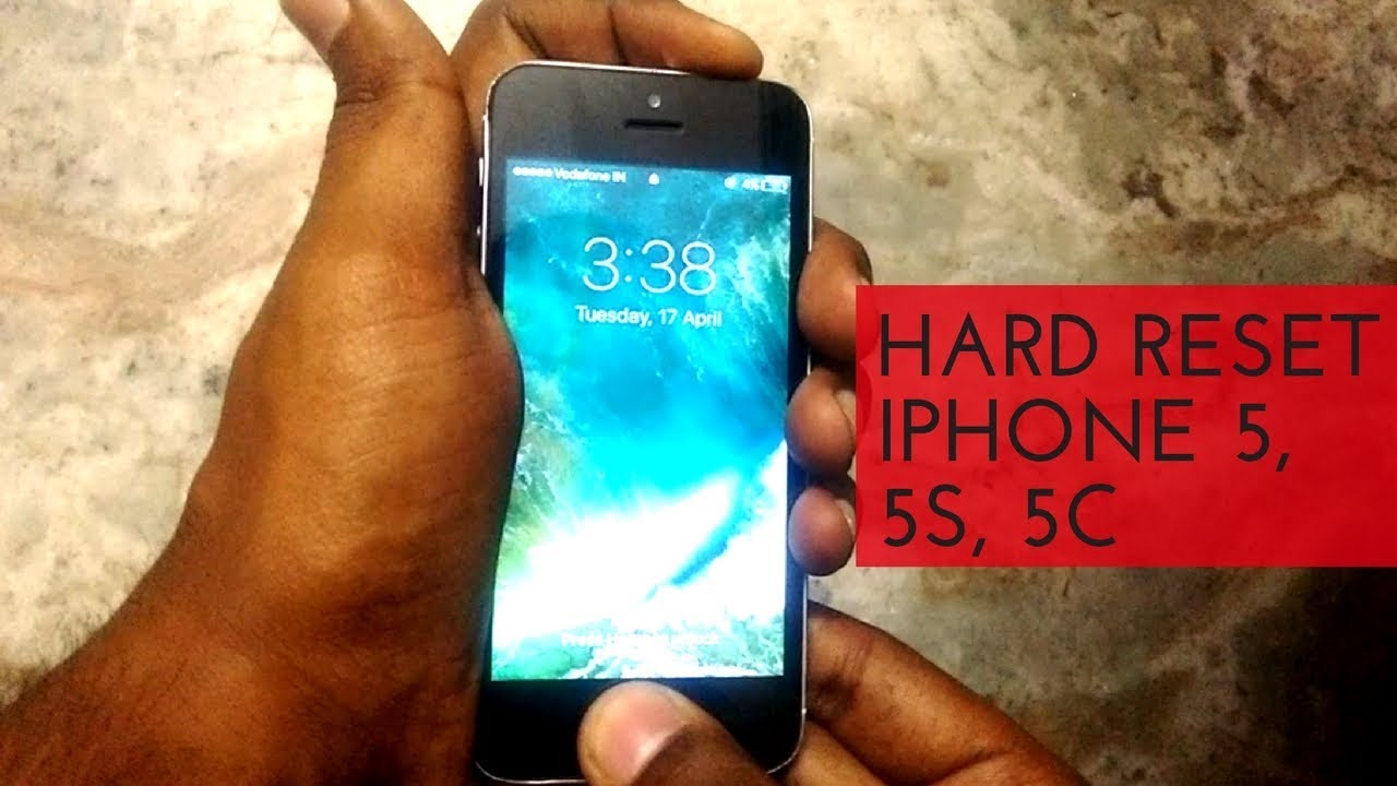 Как сделать полный сброс настроек iPhone 5, 5s и 5c