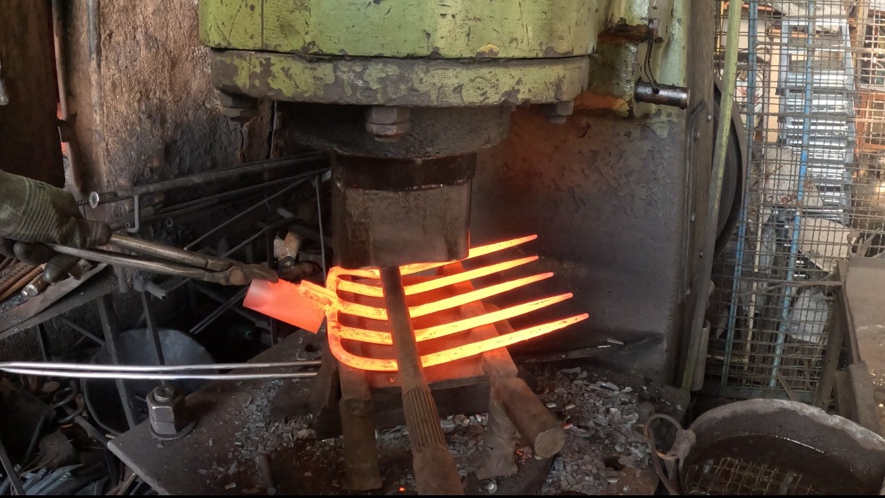 Watch Me Forge a Red Hot Rakes From Scratch!