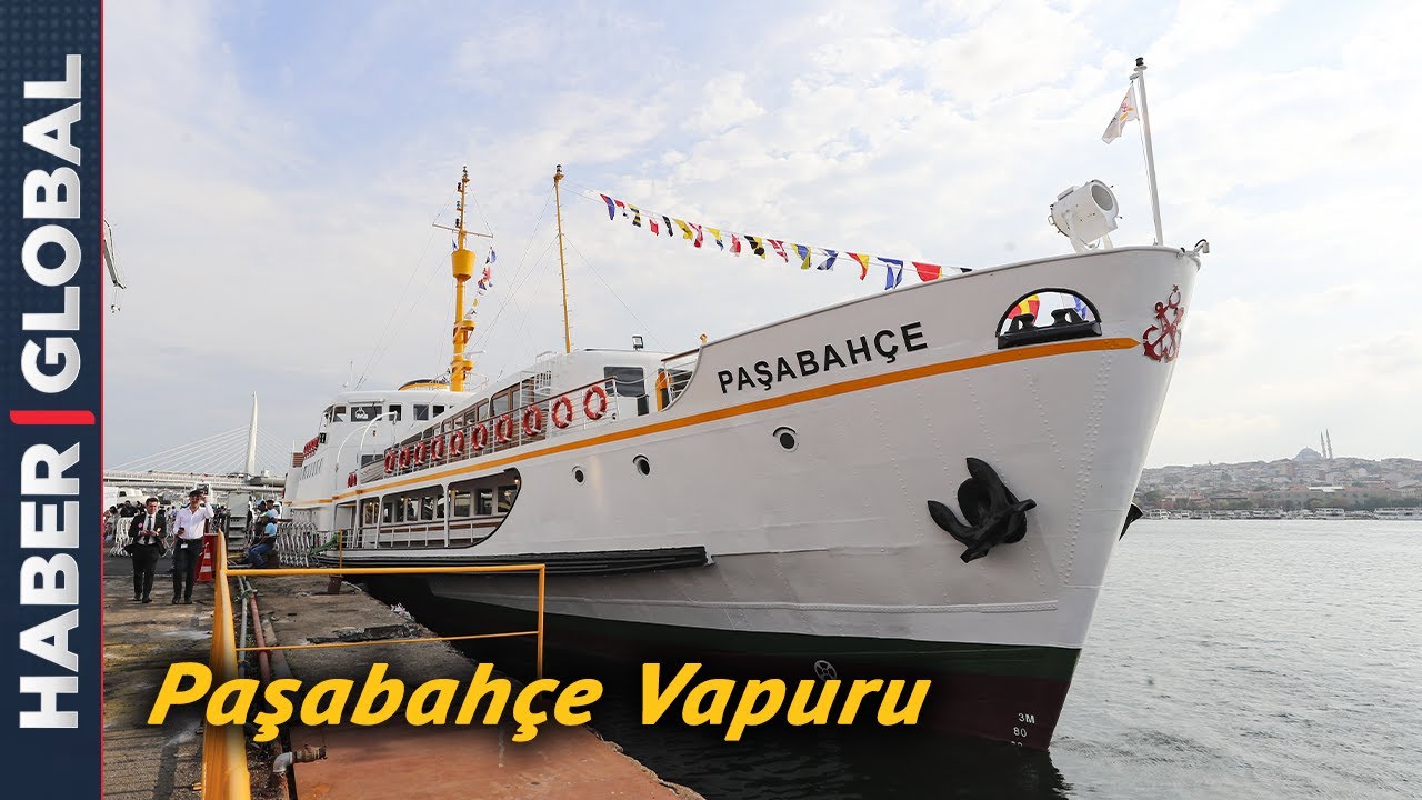 İstanbul'un Yüzen Tarihi Paşabahçe Vapuru Yeniden Boğaz'da