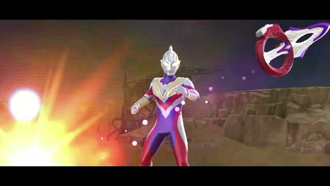 Ultraman Trigger Multi Type: Hitting Gatanothor at True Speed