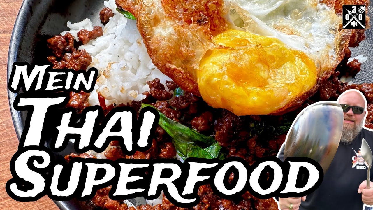 Super Streetfood aus Thailand Pad Kra Pao - 030BBQ