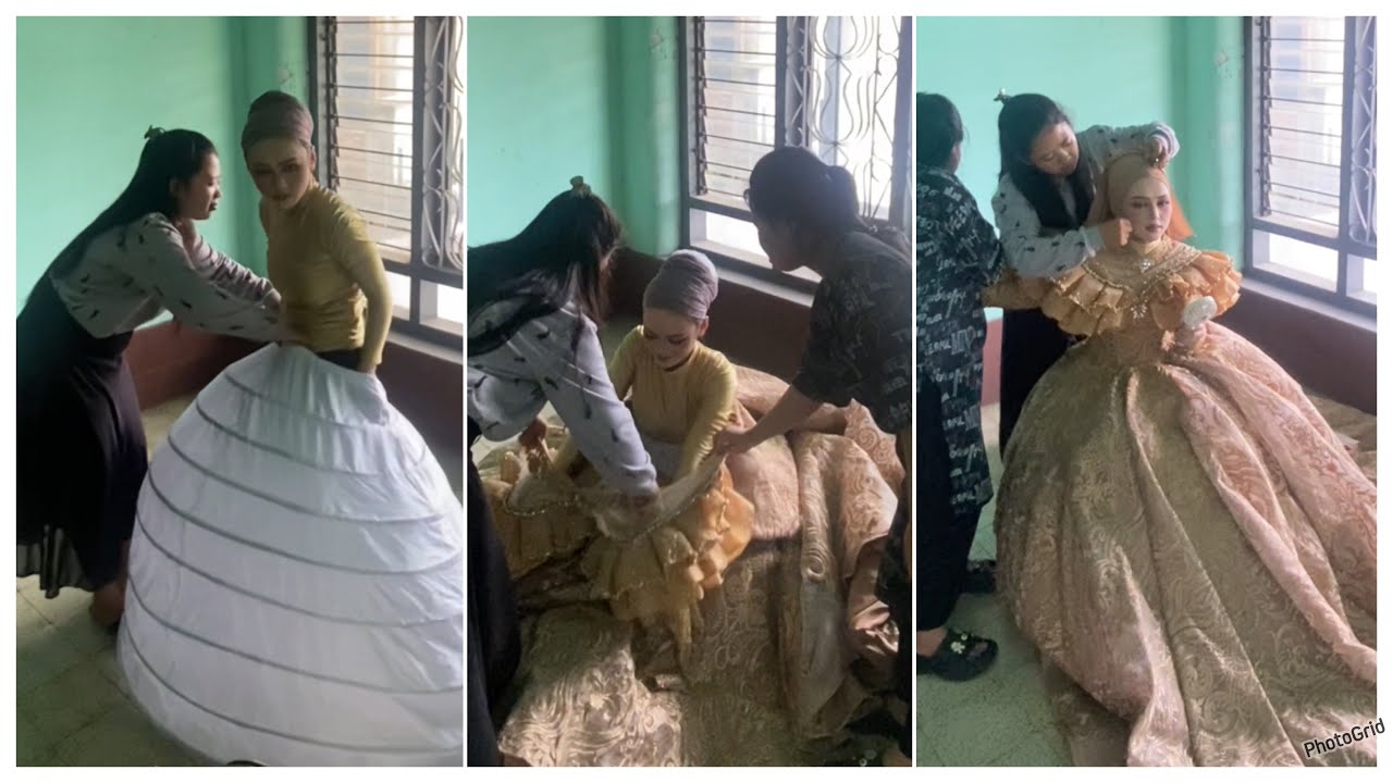 Pengantin pakai ballgown
