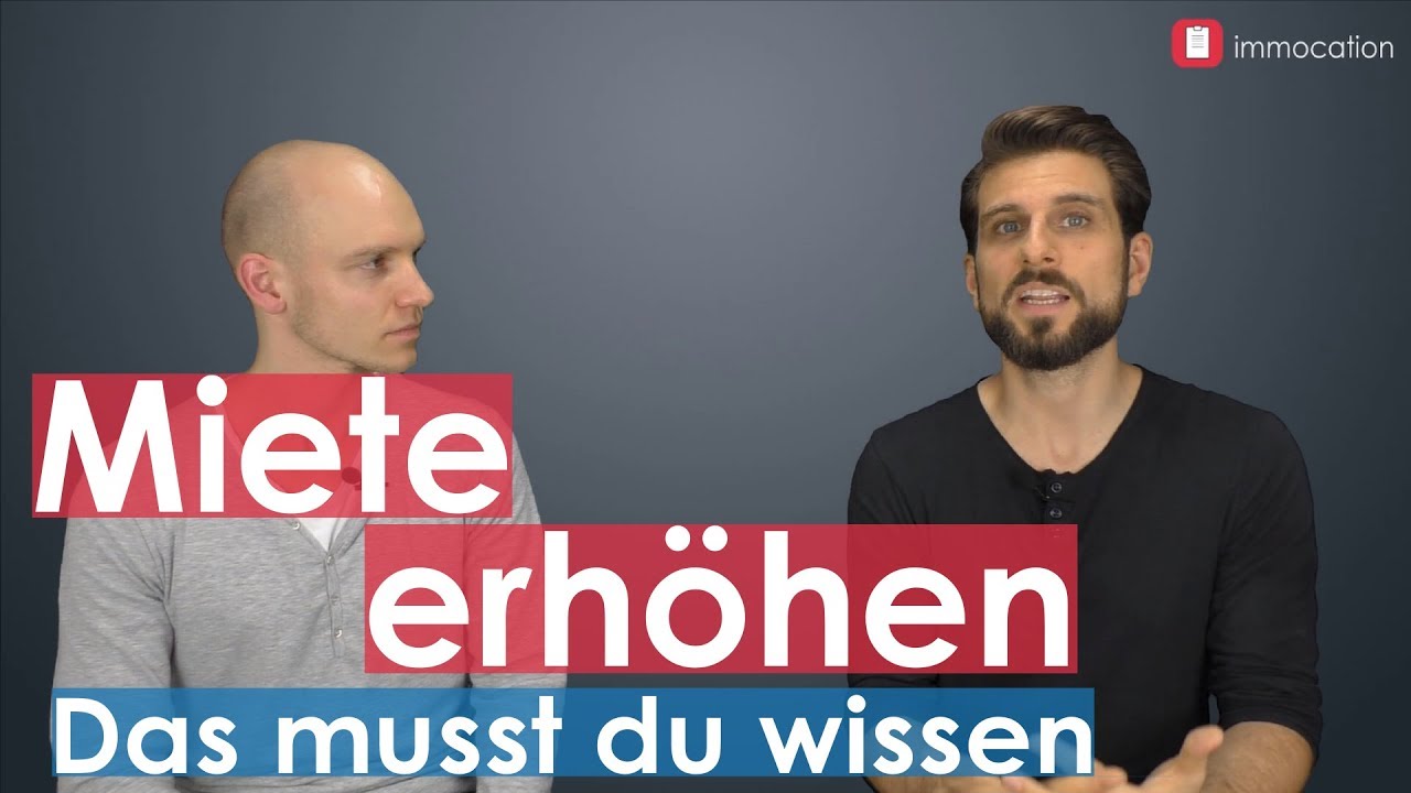 Miete erhöhen: Damit kannst du rechnen nach dem Kauf.