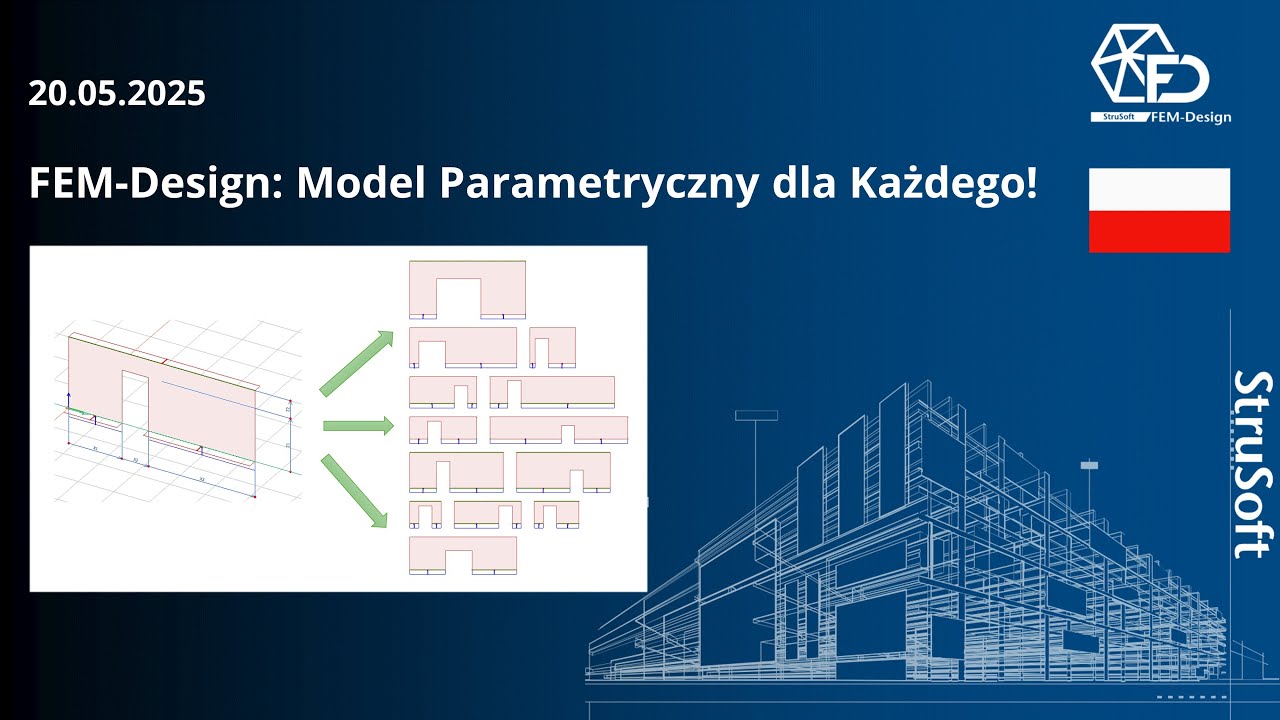 FEM-Design: Model Parametryczny dla Każdego