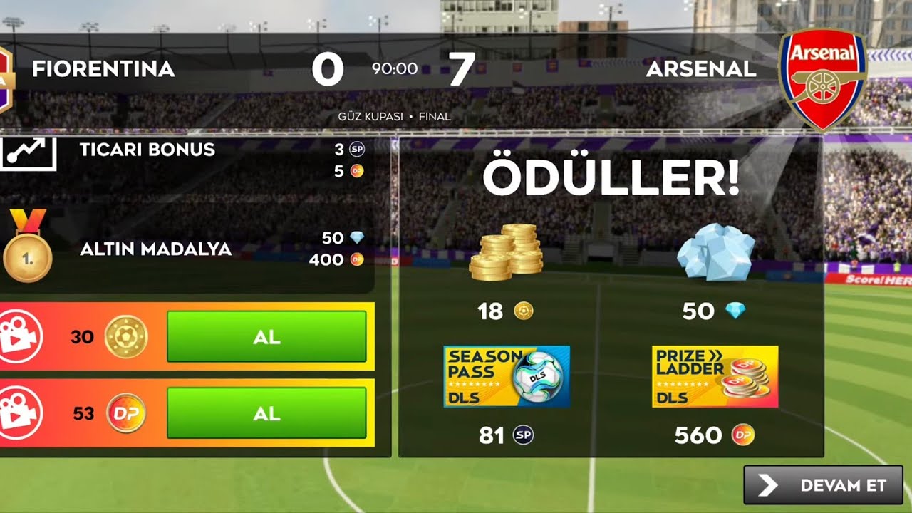 DLS25 TEK MA&Ccedil;TA 50 💎 ELMAS 🥶 400DP+💵 KAZANMAK 🥶 #dls25 #dlsmessi #dlslive #dlsronaldo #dlseducation 