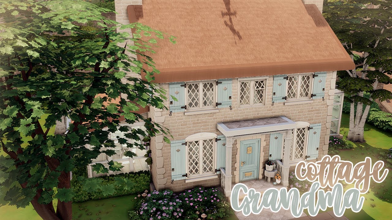 Бабушкин Коттедж 🌼 | Симс 4: Строительство | The Sims 4: Speed Build | Grandma Cottage