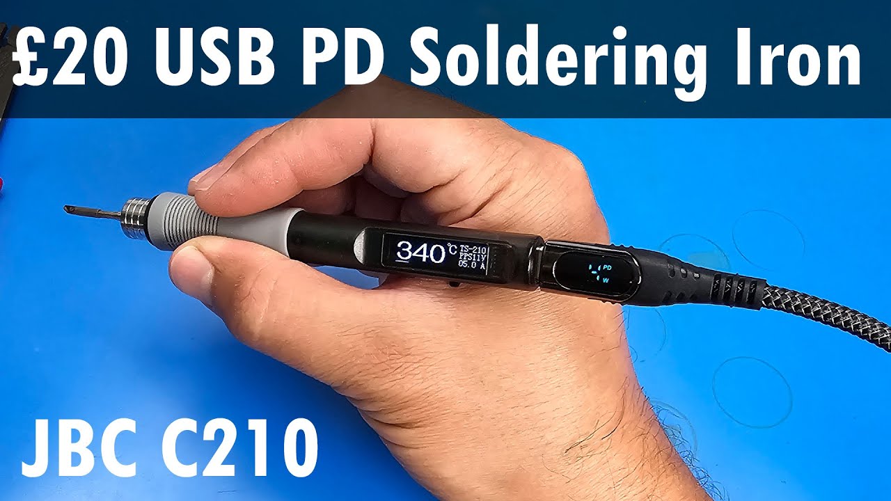 SDG #344 TS-210 USB-C JBC Style C210 Soldering Iron PD3.0 QC3.0