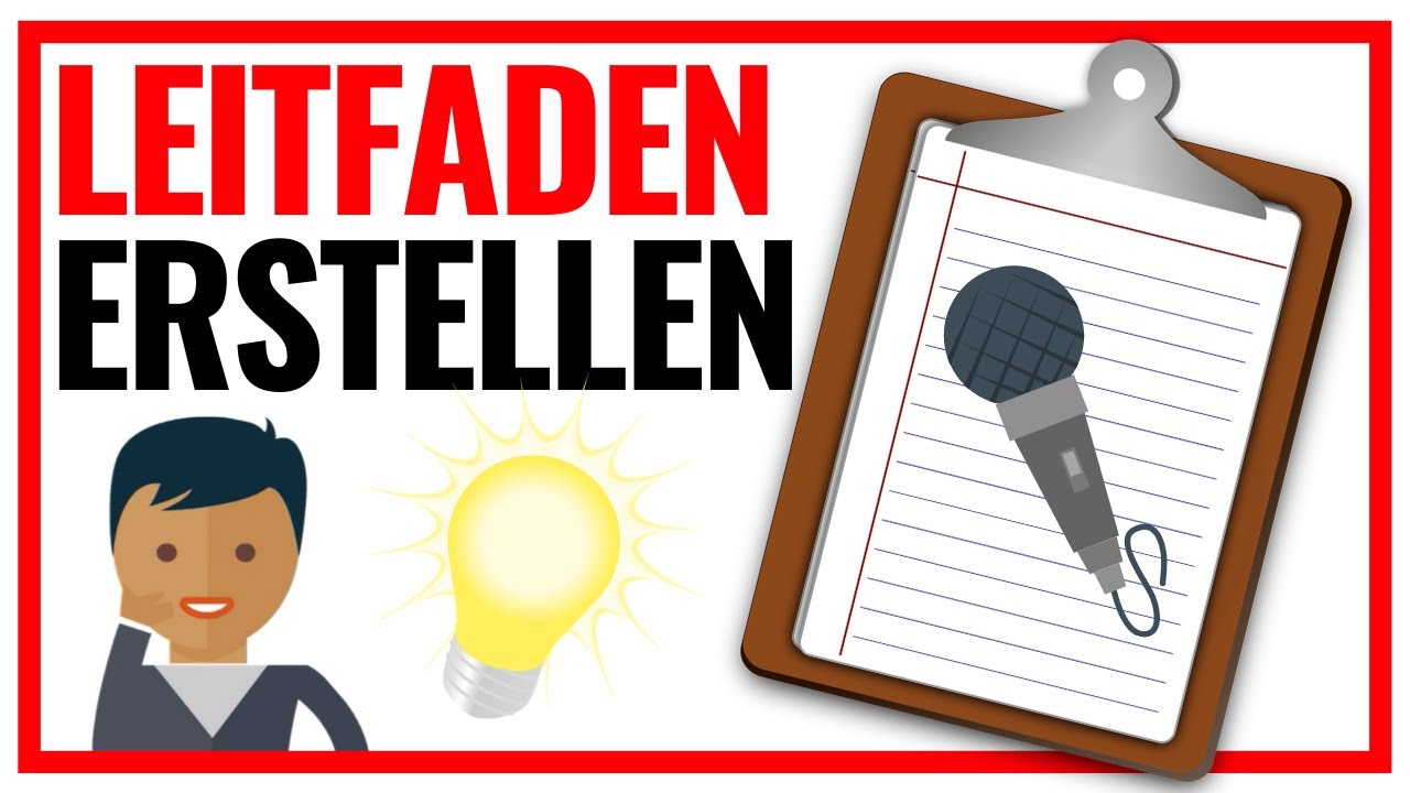 Interviewleitfaden erstellen (Beispiel f&uuml;r semi-strukturierte Interviews) 📃