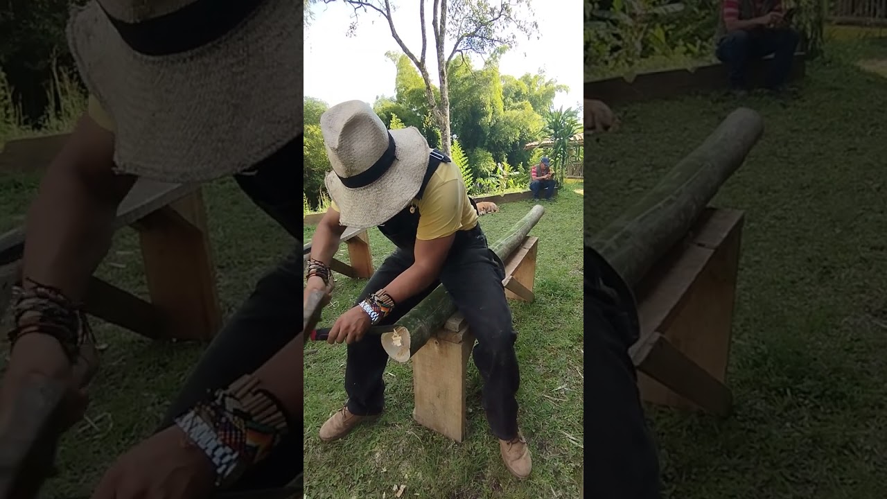 DETALLES ESTRUCTURALES A LA HORA DEL CORTE DE BOCA PESCADO EN EL BAMBU GUADUA
