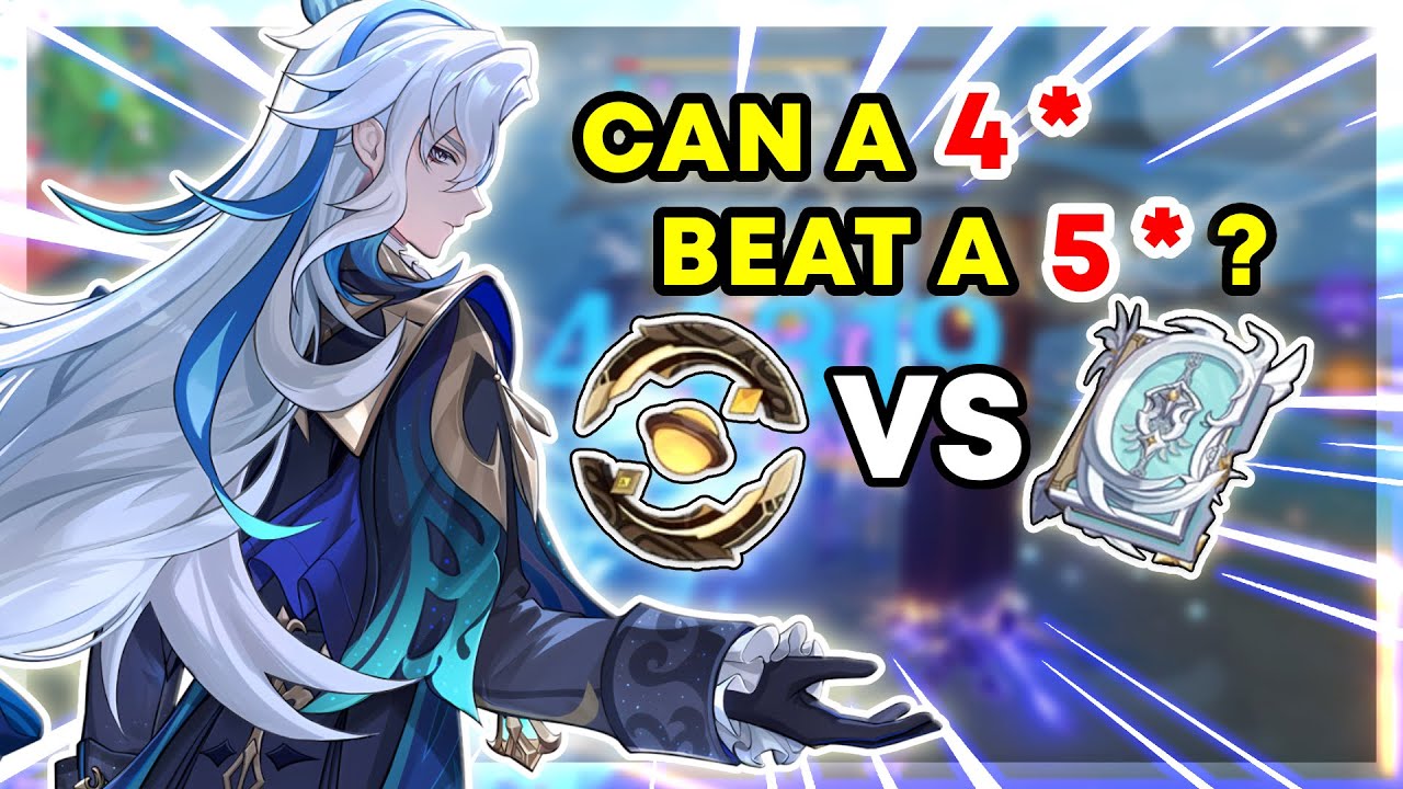 Neuvillette R1 Lost Prayer Vs Prototype Amber (Weapon Comparison) | Genshin Impact