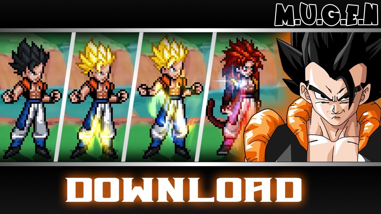Gogeta Base, SSJ, SSJ2, SSJ4 By RafaMugen