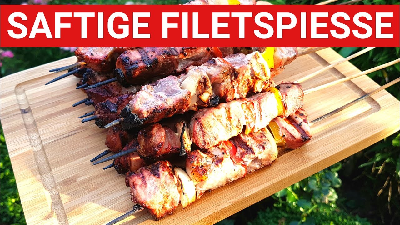 ♨️ GRILLBLITZ: Saftige Filet Spieße, blitzschnell vom Gasgrill, BBQ Tutorial, Schweinefilet, Lende