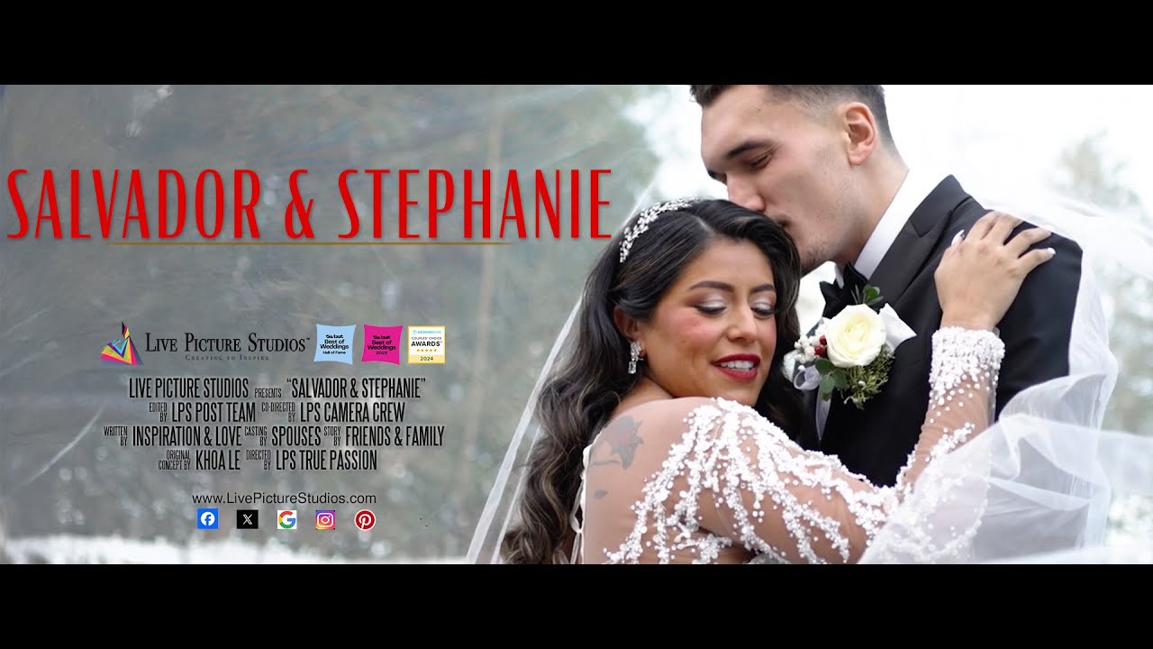 Salvador and Stephanie Wedding Highlight at Il Tulipano, NJ