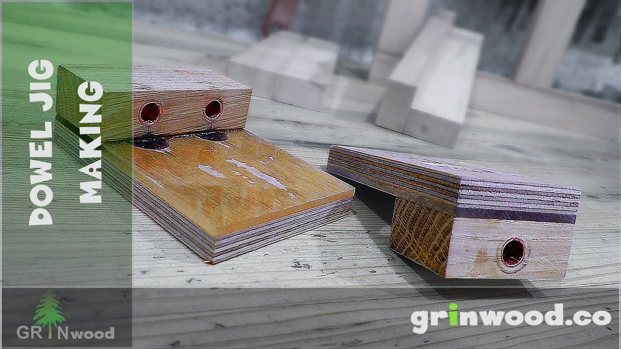 🟢 Dowel Jig Making - Simple Woodworking Tool