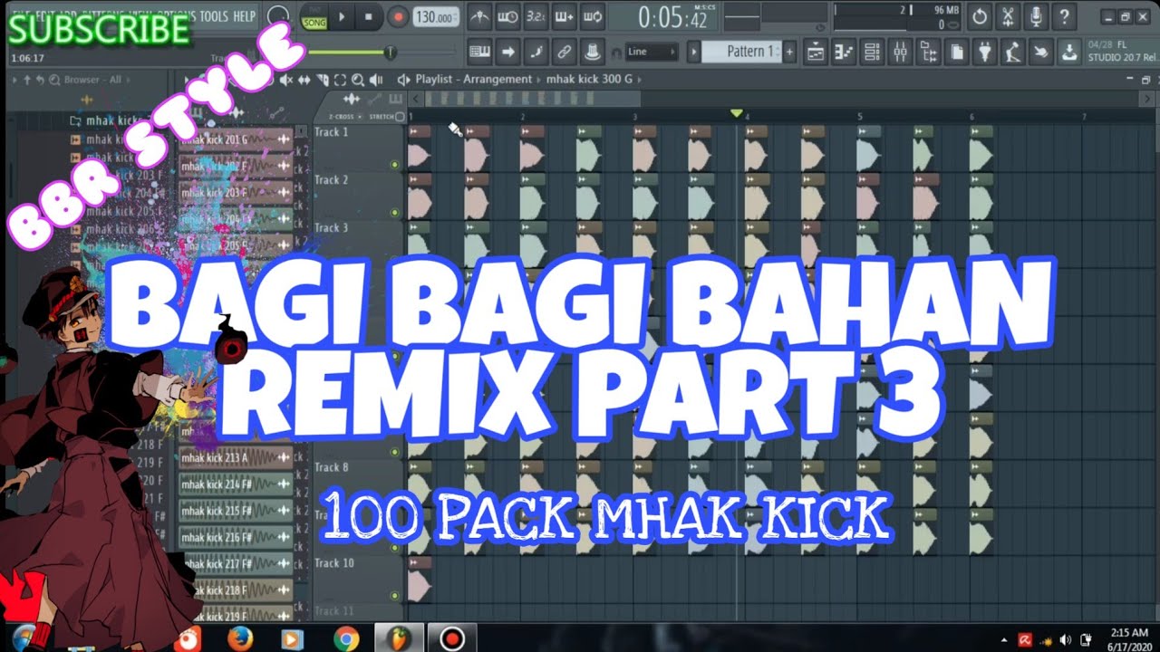 BAGI BAGI BAHAN REMIX (100 PACK MHAK KICK) PART 3