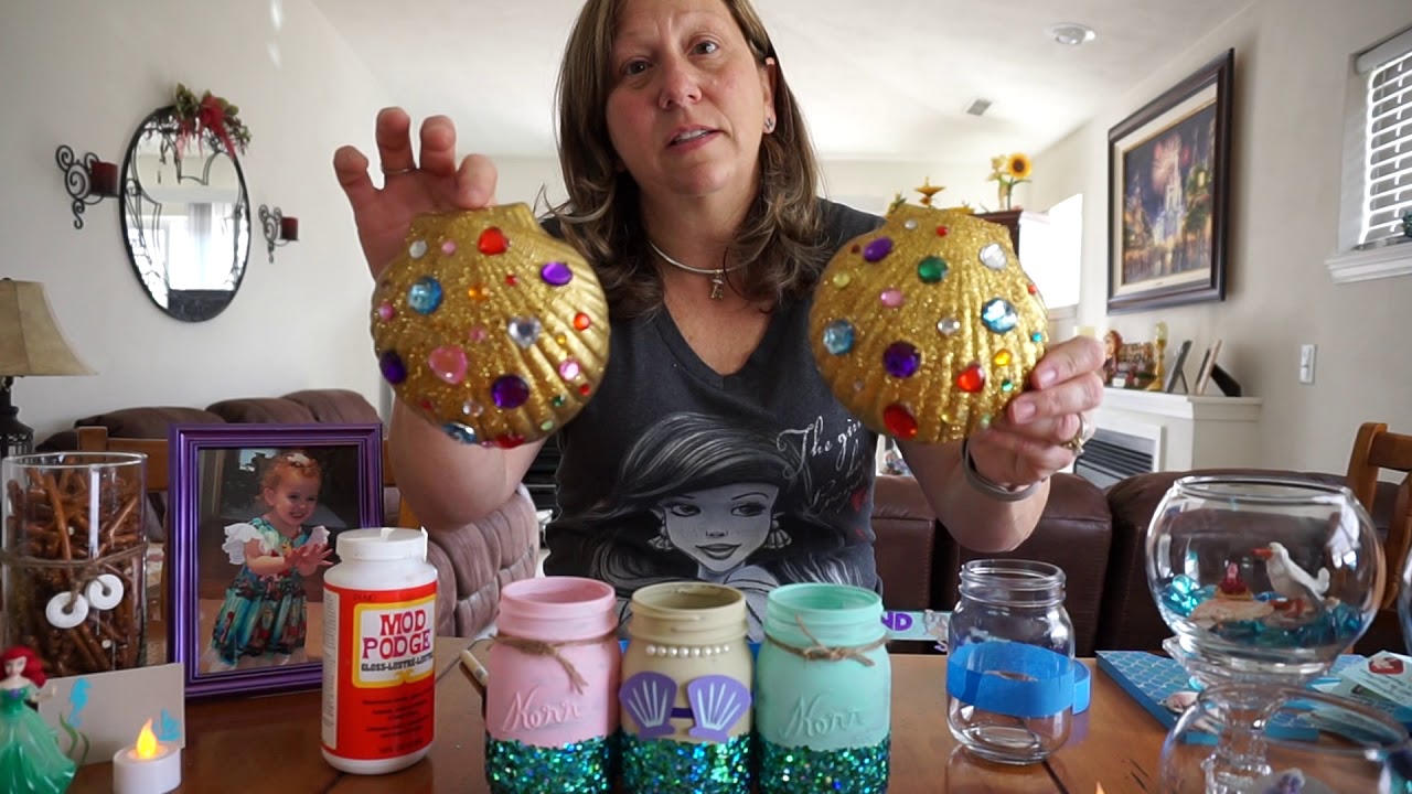 DIY ideas for A Litttle Mermaid Birthday Party Props