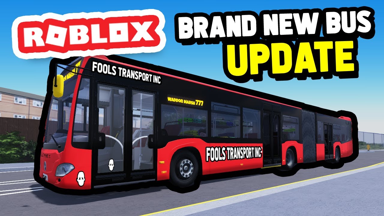 Совершенно новое обновление автобуса для моей компании в Roblox Croydon The London Transport Game