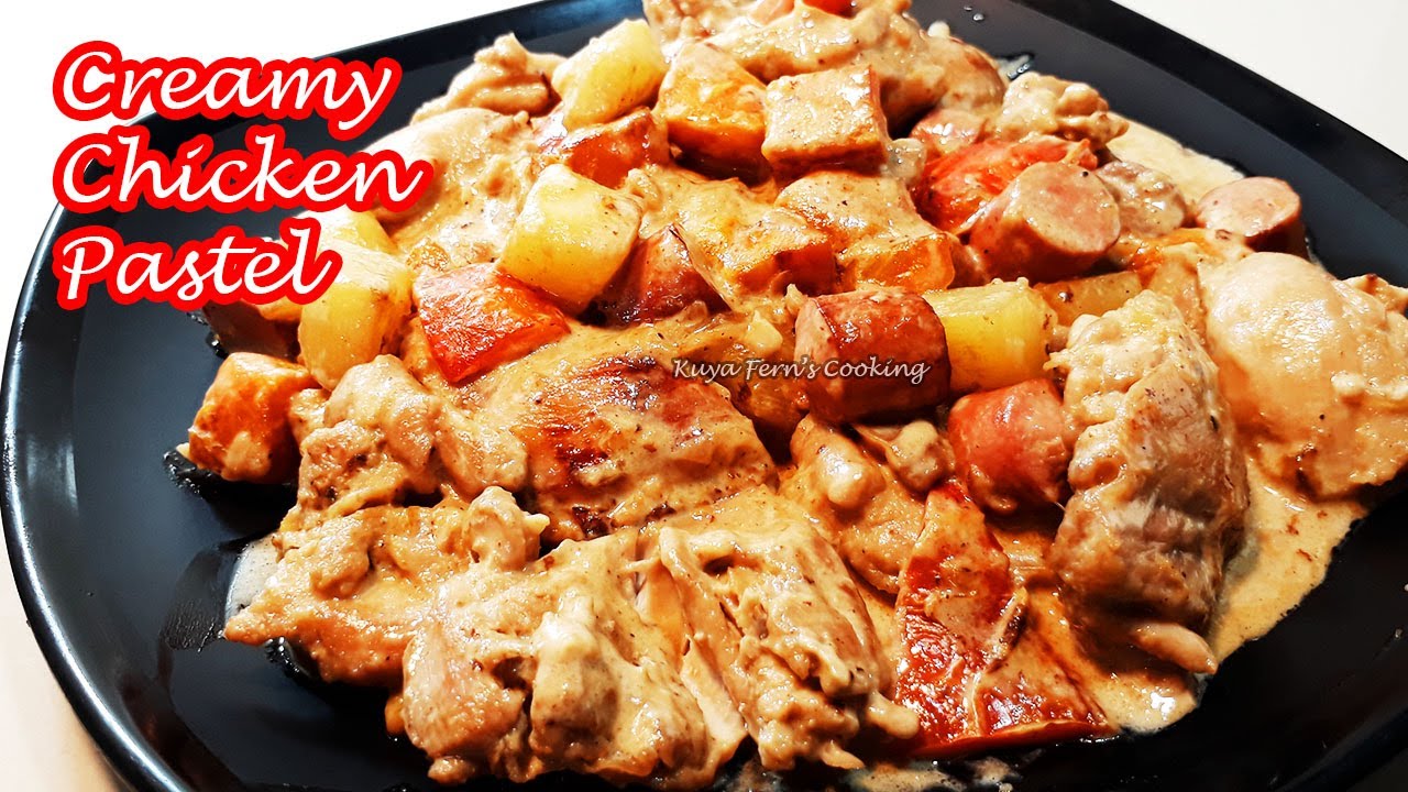 THE EASIEST CREAMY CHICKEN PASTEL RECIPE!!!