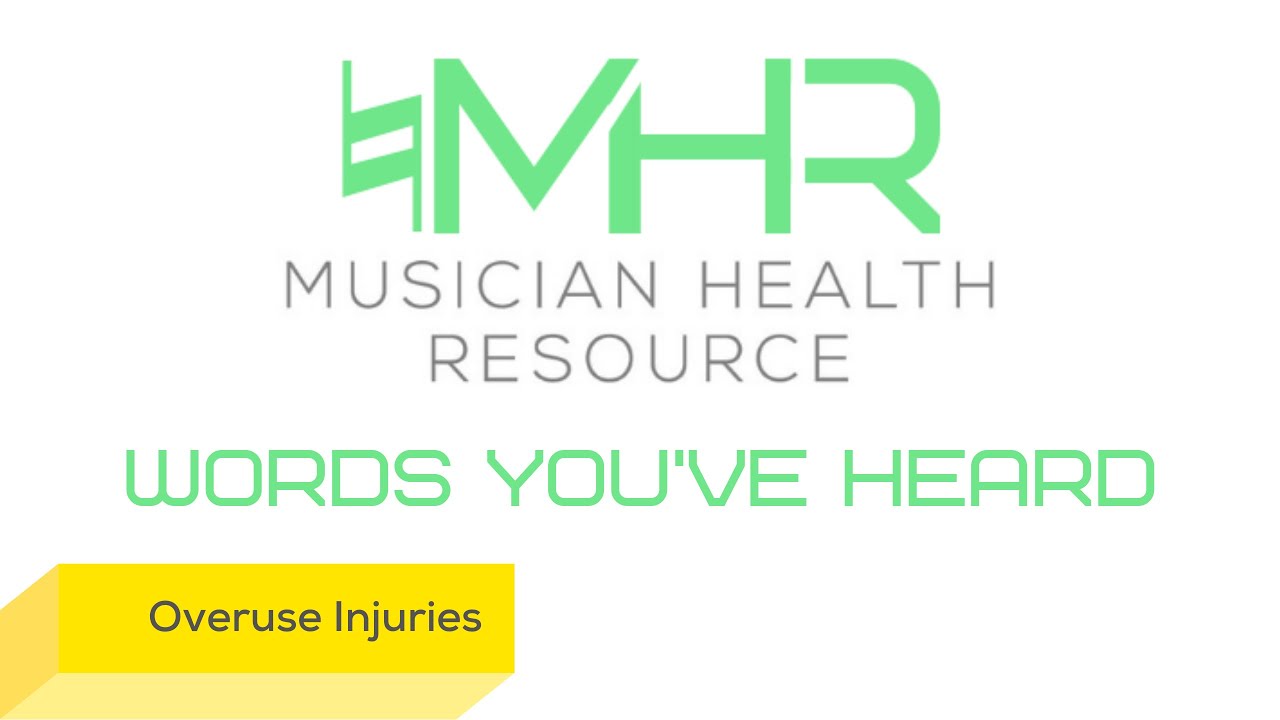 Words You've Heard: Overuse Injuries