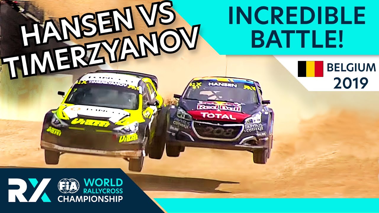 A Race of Battles! Timerzyanov vs Timmy Hansen : 2019 Spa FIA World Rallycross of Benelux