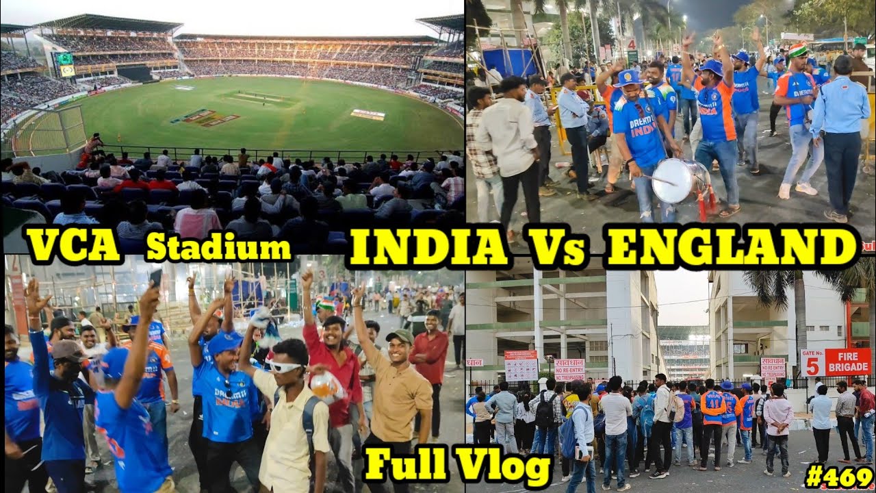 INDIA Vs ENGLAND Match Nagpur || VCA Stadium Nagpur Full Vlog || ODI Match Nagpur India Vs England
