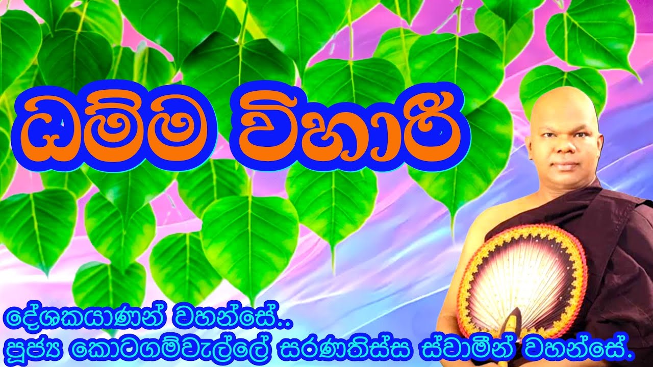 ධම්ම විහාරී/Ven Kotagamwelle Saranathissa Thero
