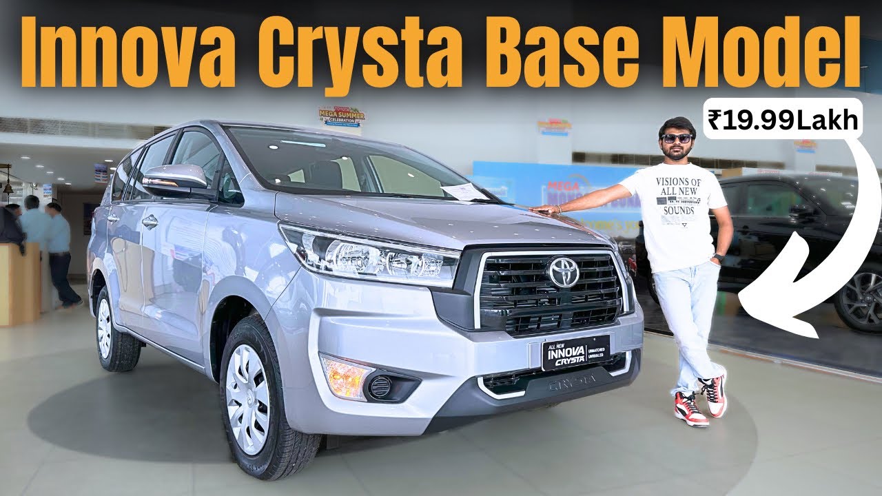 Creta ke Bhao me Innova 🔥Toyota Innova Crysta 2.4GX 2025 | Crysta Base Model Review