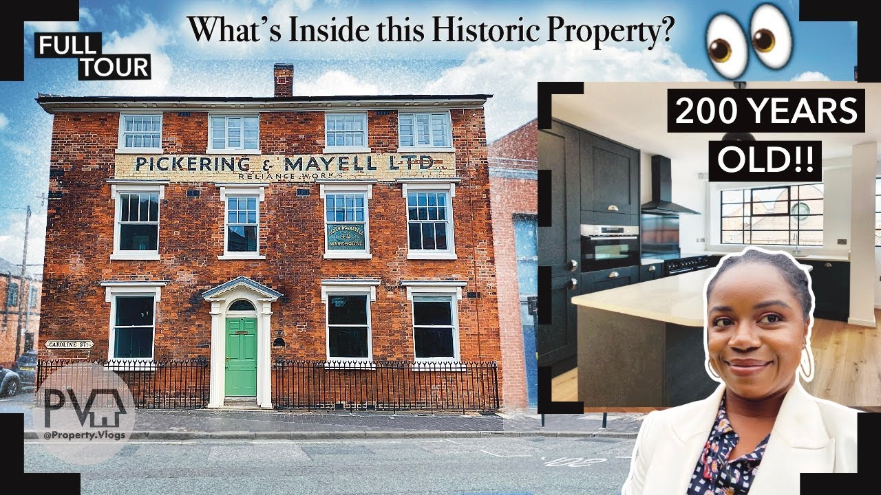 Unusual 😱EMPTY OLD Apartment Tour Inside a CONVERTED Heritage LISTED BUILDING Reliance Works UK