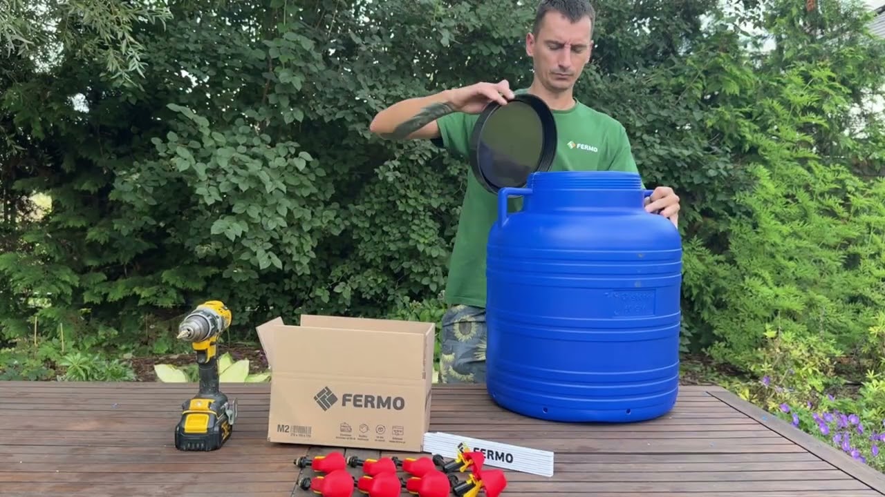 Poidło dla 100 kur DIY z Fermo