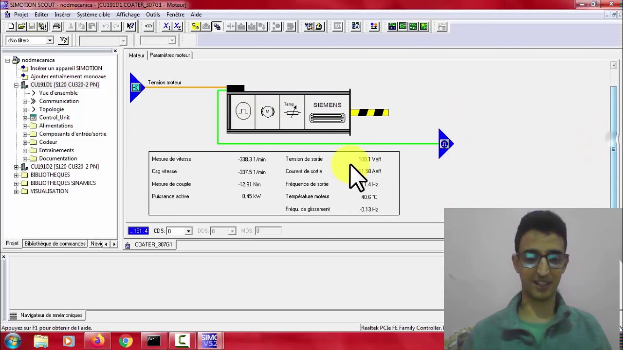 Formation théorique en arabe: SINAMICS - 04 (Simotion Scout / Starter)