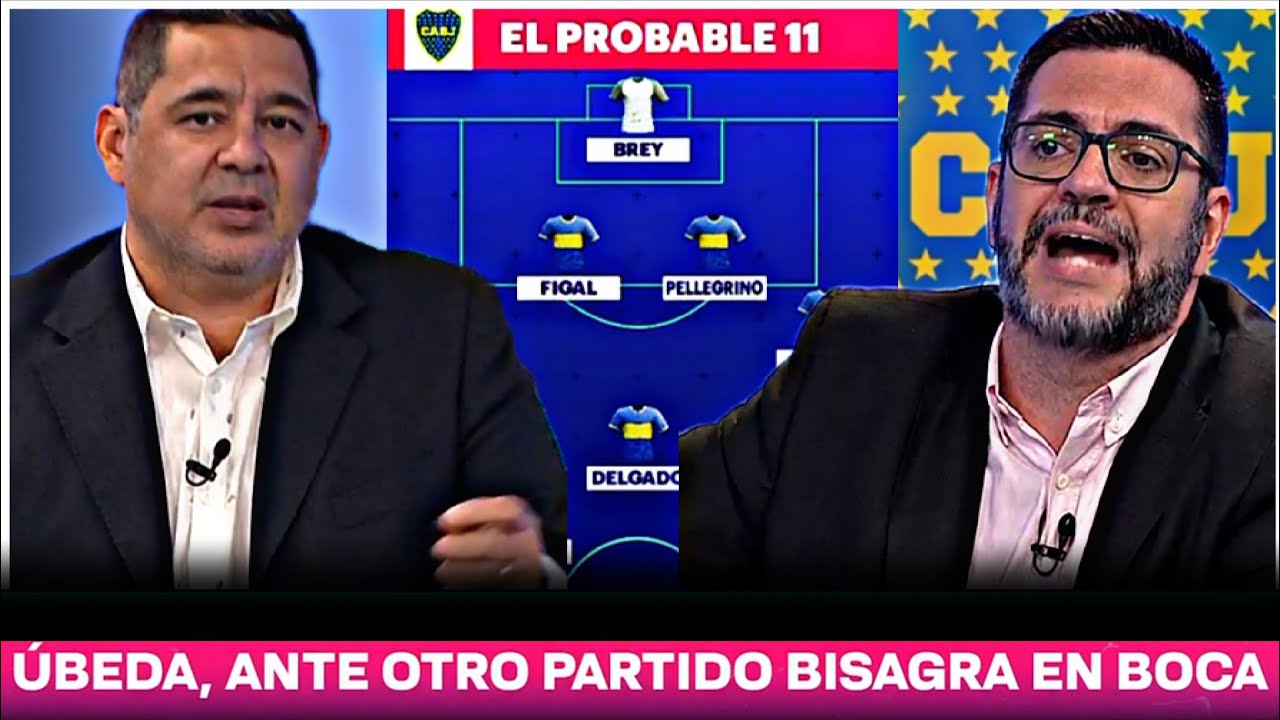 Traverso enojado con la formación de Boca para jugar Hoy 💥 Úbeda se juega el Puesto 🔵🟡🔵