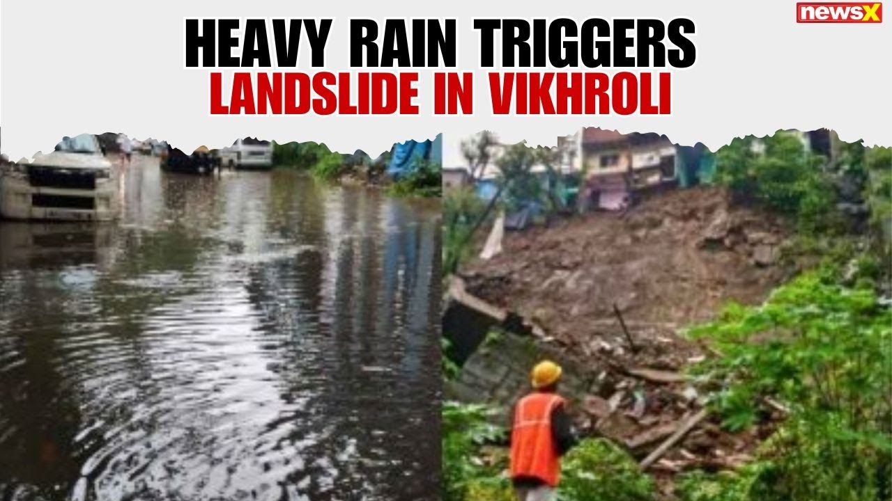 Mumbai Landslide Kills 2 in Vikhroli After Heavy Overnight Rains, Rescue Ops Underway | NewsX