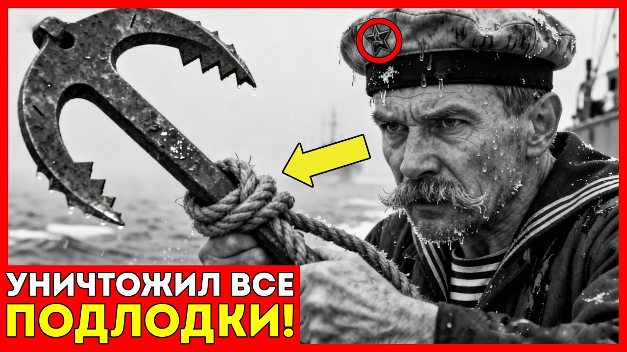 Как РЫБОЛОВНЫЙ КРЮЧОК советского моряка УНИЧТОЖИЛ СЕКРЕТНУЮ немецкую подлодку, которую не МОГЛИ...