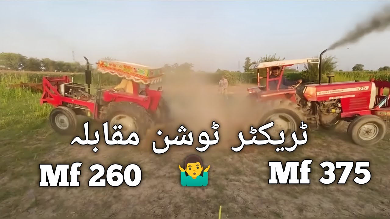 Mf 260 vs Mf 375 tractor tochan muqbla